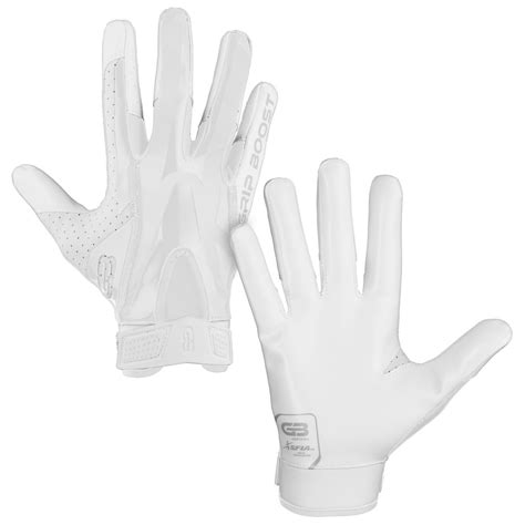 White Football Gloves 